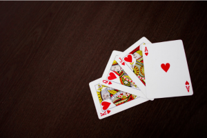 pile of cards